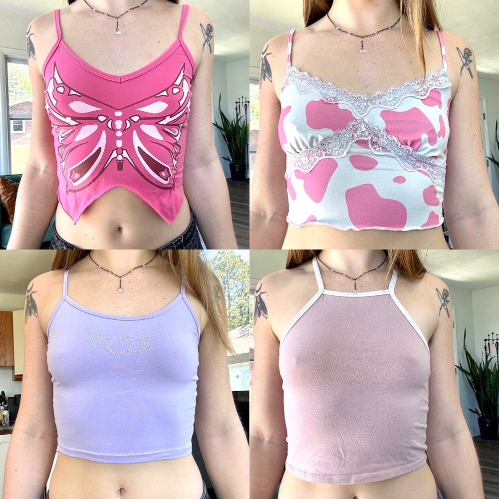 y2k crop top bundle
